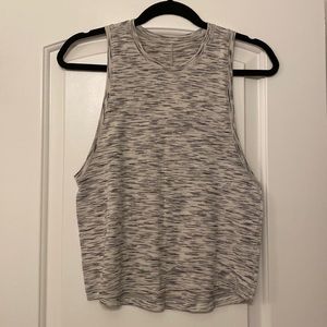 Lululemon space gray tank top muscle tee small 4